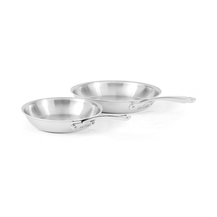 All-Clad All-Clad G5 Graphite Core Stainless Steel 5-ply Fry Pans - Set of 2   