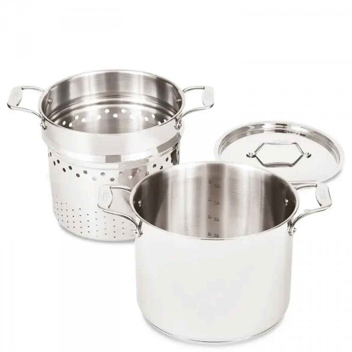 All-Clad All-Clad Stainless Simply Strain 12qt Multipot with Insert   