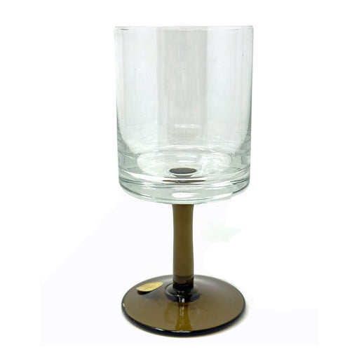BLACK STEMMED WINE GLASS Wine Glass Kitchen Smart   