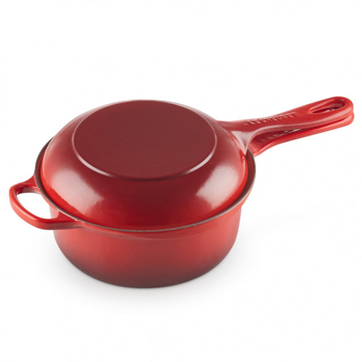 Le Creuset Le Creuset Signature Cast Iron 2-in-1 Multifunction Saucepan + Skillet Cerise  