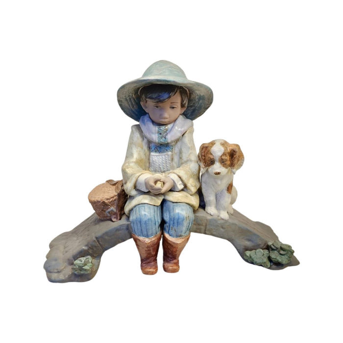 Lladro Lladro The Old Fishing Hole Figurine   