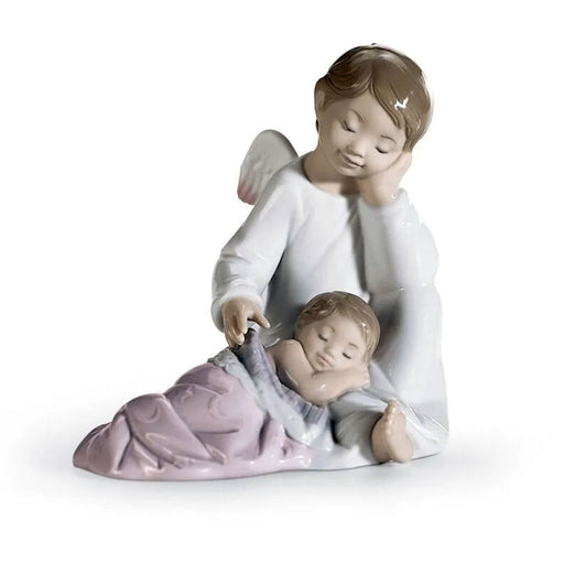 Lladro Lladro My Guardian Angel Pink Figurine   