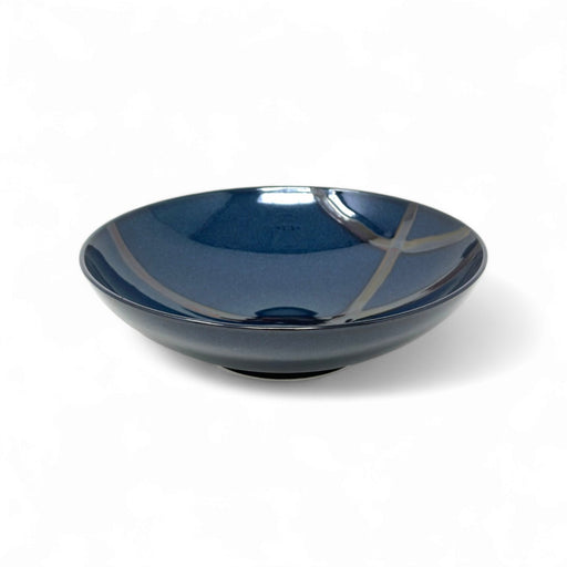 Mikasa MIKASA SEDONA BLUE STRIPE ROUND VEGETABLE BOWL   