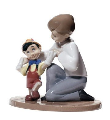 Nao by Lladro Nao by Lladro Pinocchio's First Steps Figurine   