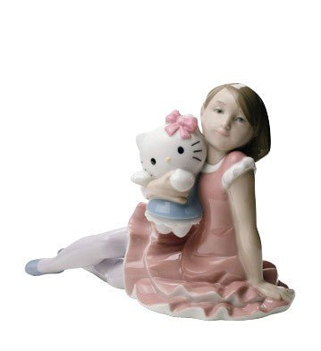 Nao by Lladro Nao by Lladro Playing With Hello Kitty Figurine   