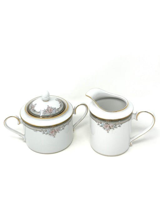 Noritake NORITAKE BLOSSOM MIST CREAMER AND SUGAR SET   