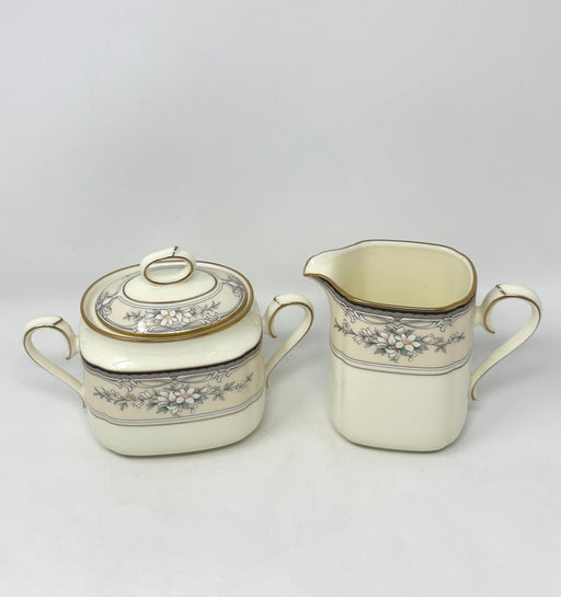 Noritake NORITAKE CHURCHILL CREAMER AND SUGAR SET   