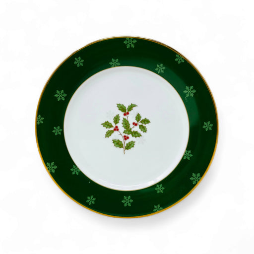 Noritake Noritake Holly & Berry Gold Salad Accent Plate   