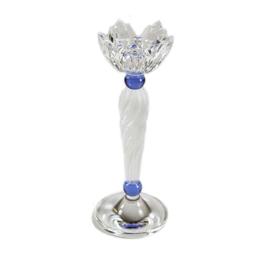 Swarovski SWAROVSKI Crystal CANDLEHOLDER BLUE FLOWER   