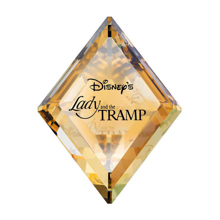 Swarovski SWAROVSKI Crystal DISNEY LADY AND THE TRAMP TITLE PLAQUE   