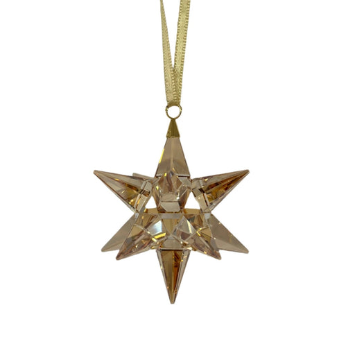 Swarovski Swarovski Crystal Golden Shadow Star Christmas Ornament   