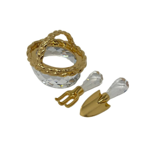 Swarovski SWAROVSKI CRYSTAL MEMORIES GARDENING SET GOLD   