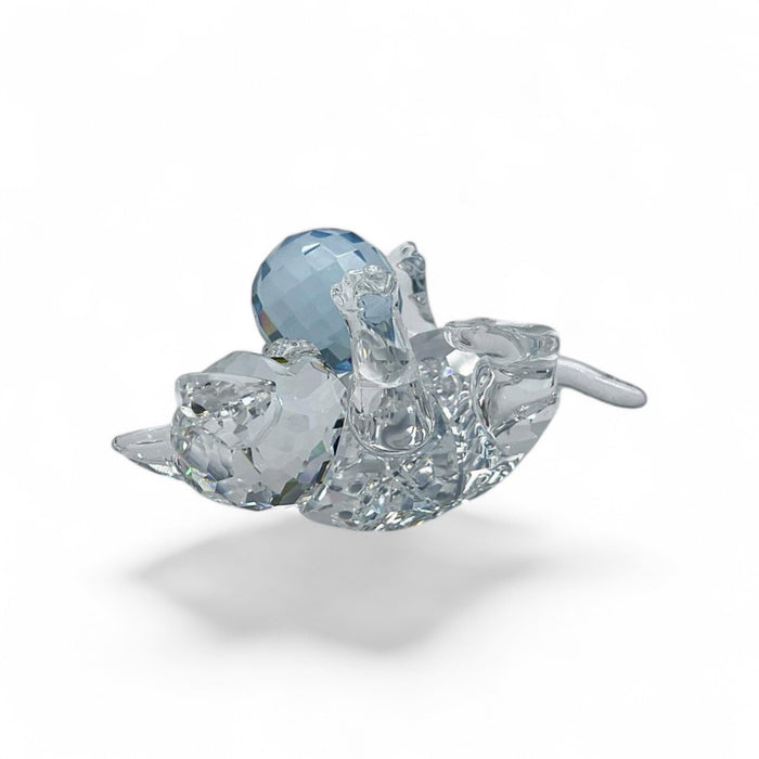 Swarovski SWAROVSKI Crystal KITTEN LYING with blue ball of wool   