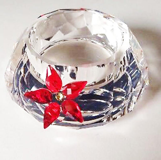 Swarovski Swarovski Crystal Tealight Poinsettia   