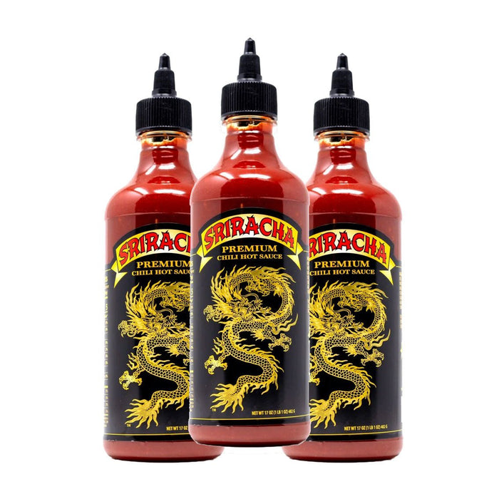 Underwood Ranches Dragon Premium Sriracha Hot Sauce Underwood Ranches Set of 3  