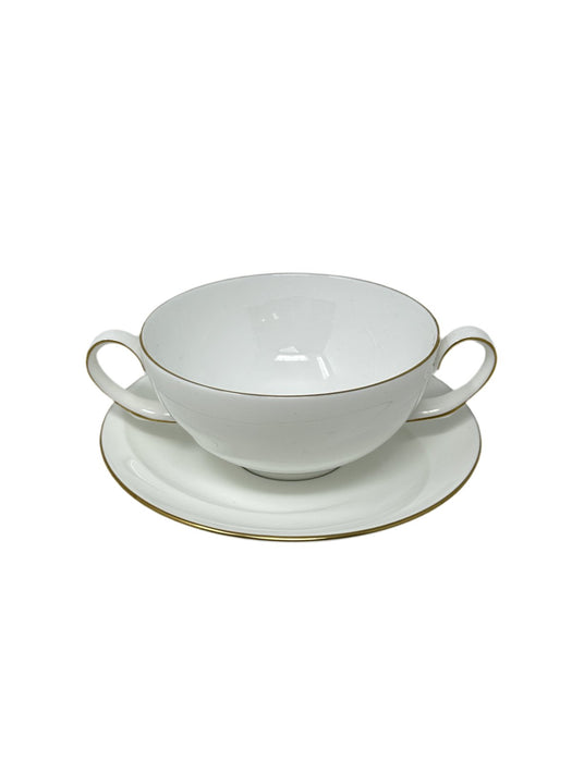 Wedgwood Wedgwood Aurora Flat Cream Soup Bowl and Saucer Set