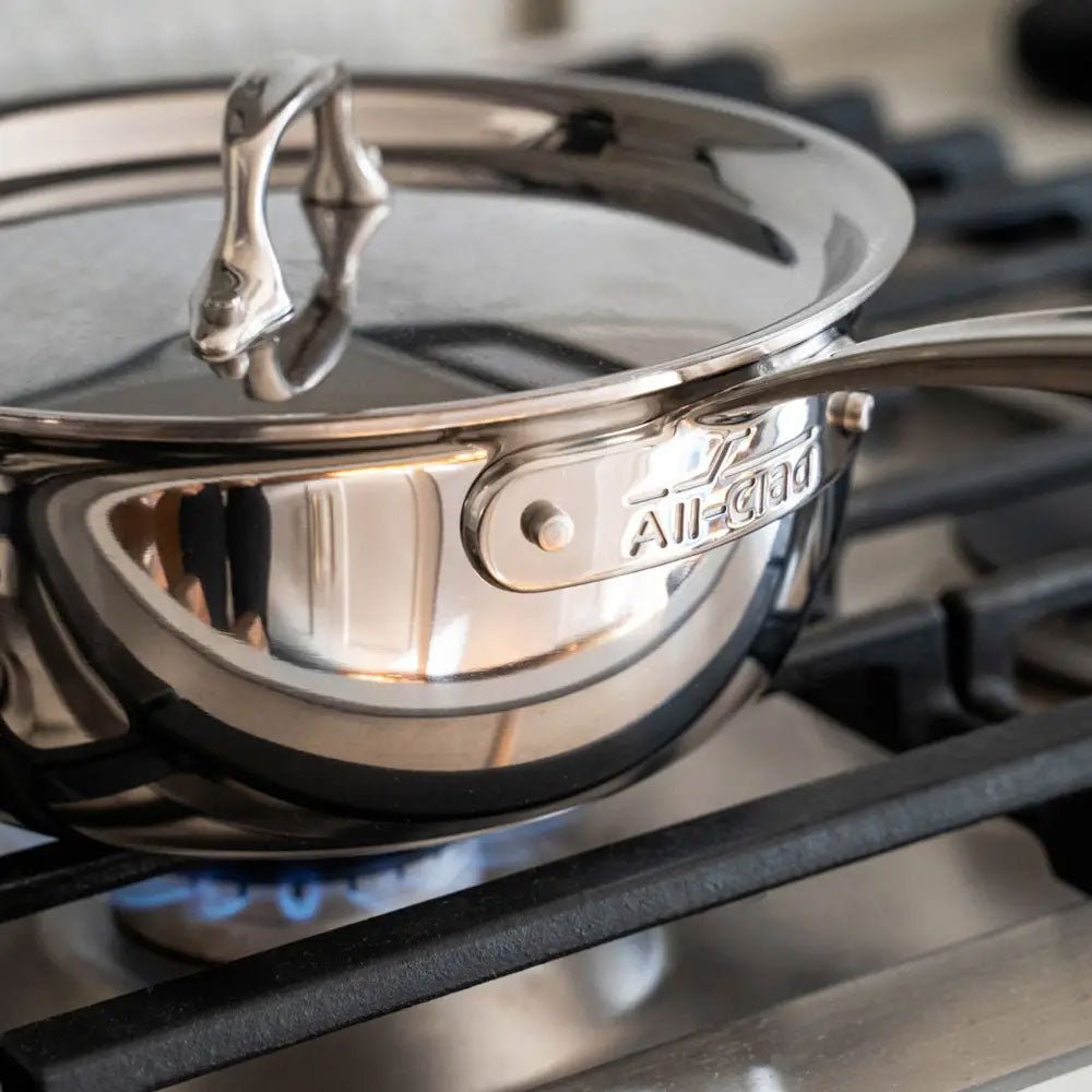 All-Clad G5 Graphite Core Stainless-Steel Saucepan, 4-Qt.