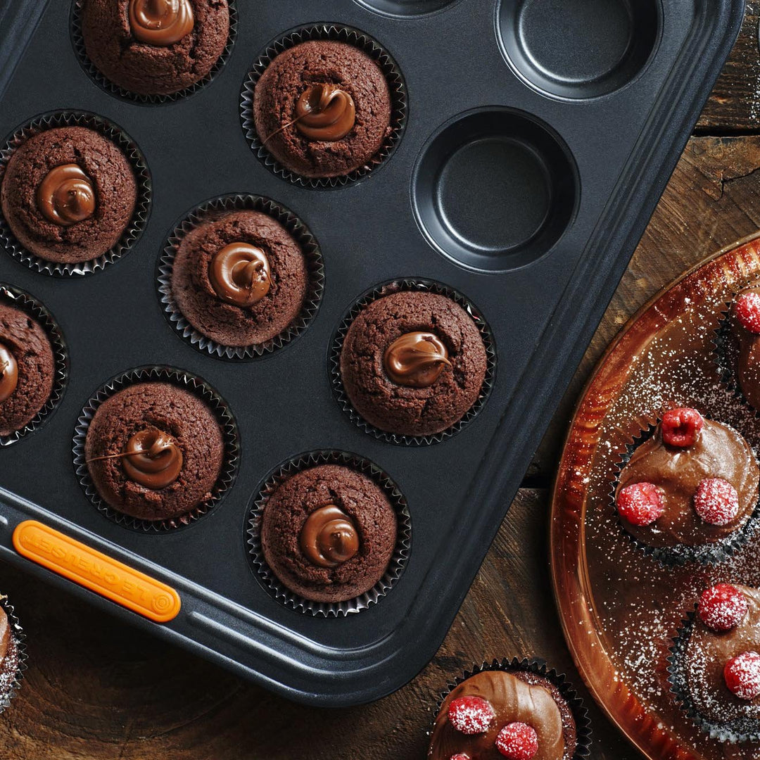 Le Creuset Toughened Non-Stick Mini Muffin Tray - Kitchen Smart