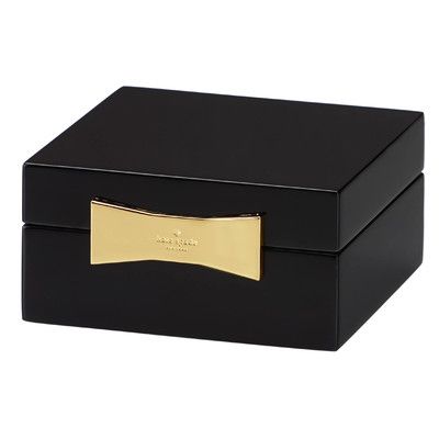 Lenox Lenox Kate Spade Garden Drive Lacquer Jewelry Box Black  