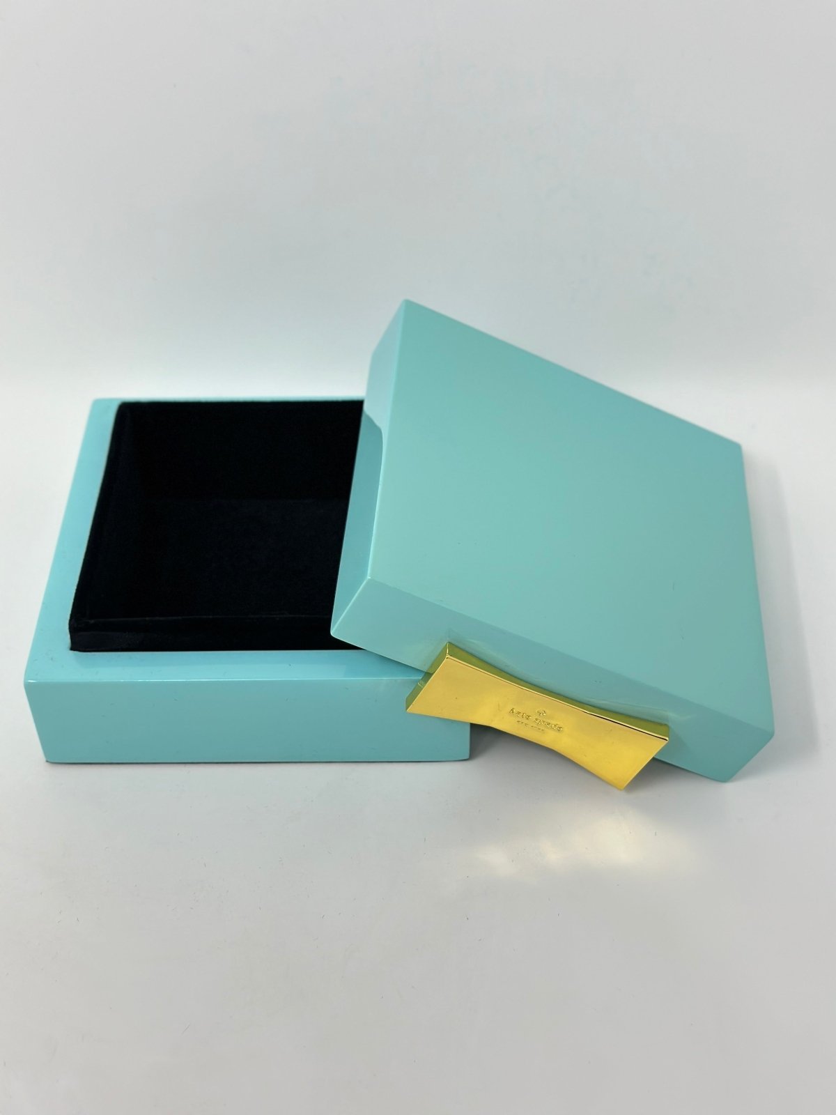 kate spade New york Garden Drive Square Jewelry Box Black