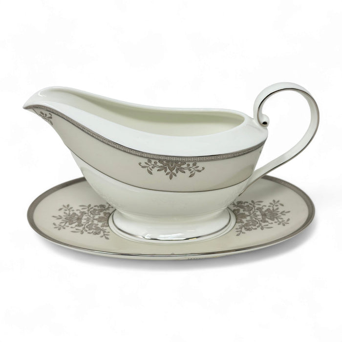 Mikasa Mikasa Floral Elegance Platinum Gravy with Stand   