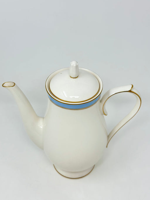 Noritake Noritake Ivory and Azure Covered Coffee Pot   